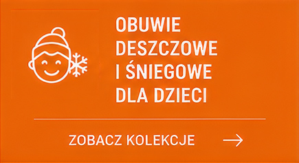 Obuwie deszczowe i śniegowe dla dzieci